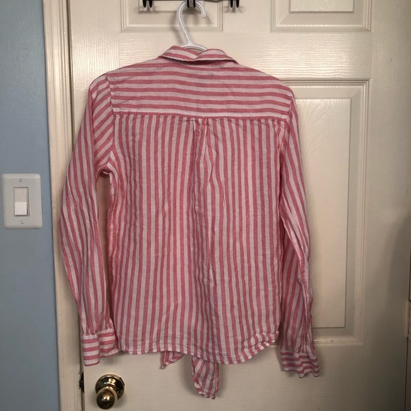 J crew long-sleeve cotton shirt in-stripe - Picture 4 of 7